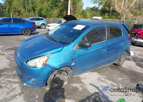 2014 Mitsubishi Mirage De z USA, uszkodzony, nr VIN ML32A3HJ8EH023350